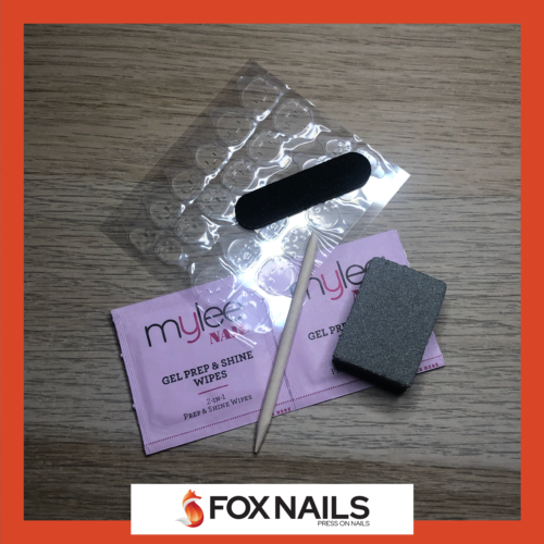 Application gels-pads faux ongles