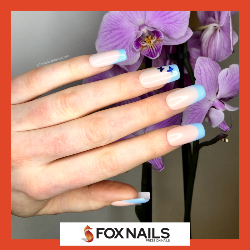 faux ongles papillons