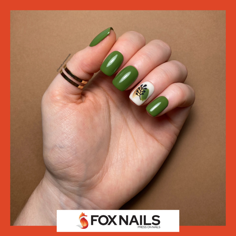 faux ongles feuille